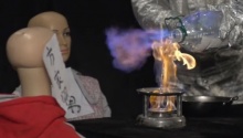 现场实验调查酒精炉爆炸事故原因